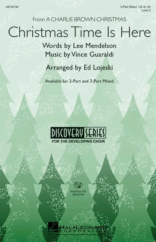 Christmas Time Is Here 3 Pt Mixed (Octavo)