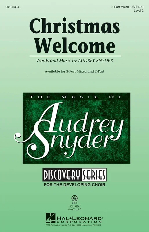 Christmas Welcome 3 Pt Mixed (Octavo)