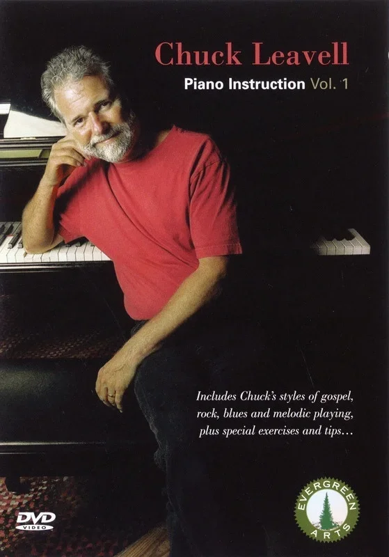 Chuck Leavell Piano Instruction DVD Vol 1 (DVD Only)