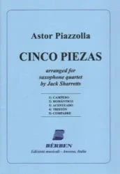 Cinco Piezas – Sax Quartet SATB