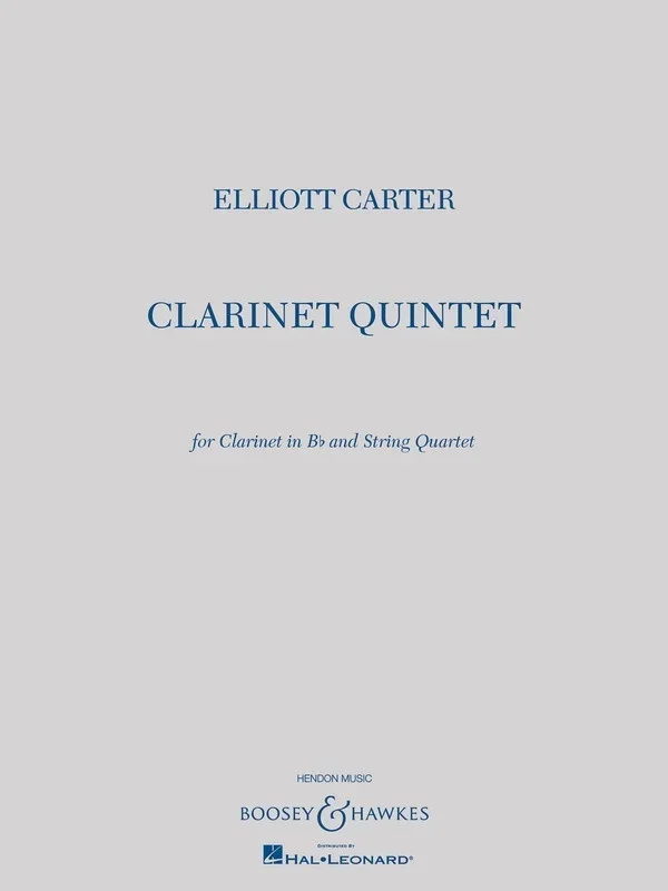 Clarinet Quintet B Flat clarinet Str Quartet Sco Pts (Music Score/Parts)