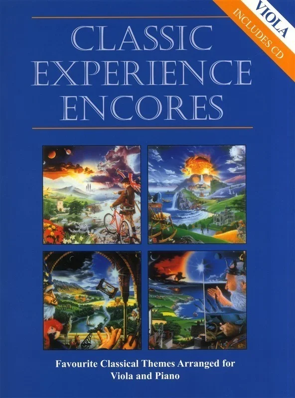 CLASSIC EXPERIENCE ENCORES VIOLA/PIANO Book/CD