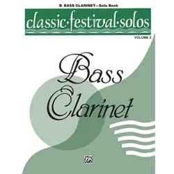 Classic Festival Solos: Bass Clarinet, Volume 2 – Bass Clarinet Part