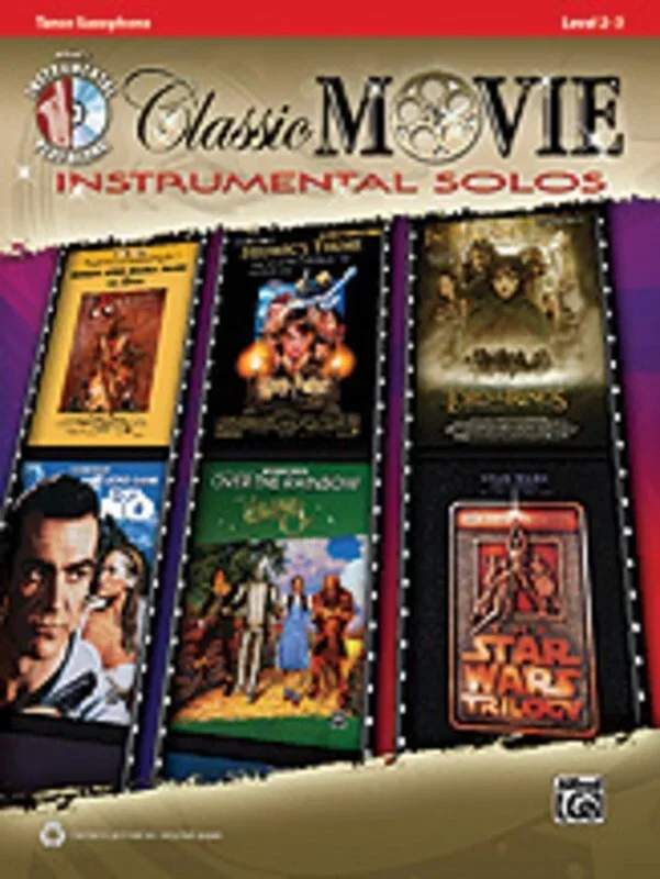 Classic Movie Instrumental Solos Tenor Saxophone Book/CD Book