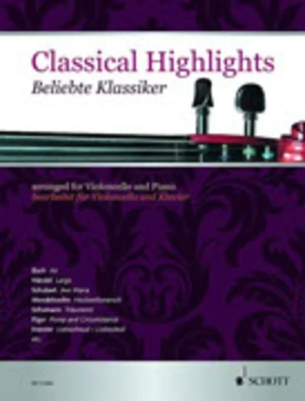 Classical Highlights Arranged For Cello/Piano (Softcover Book)