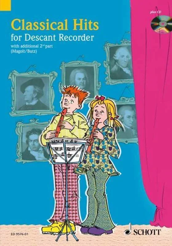 Classical Hits For Descant Recorder Softcover Book/CD