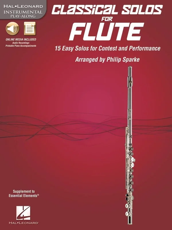 Classical Solos For Flute Book/CDrom (Softcover Book/CD)
