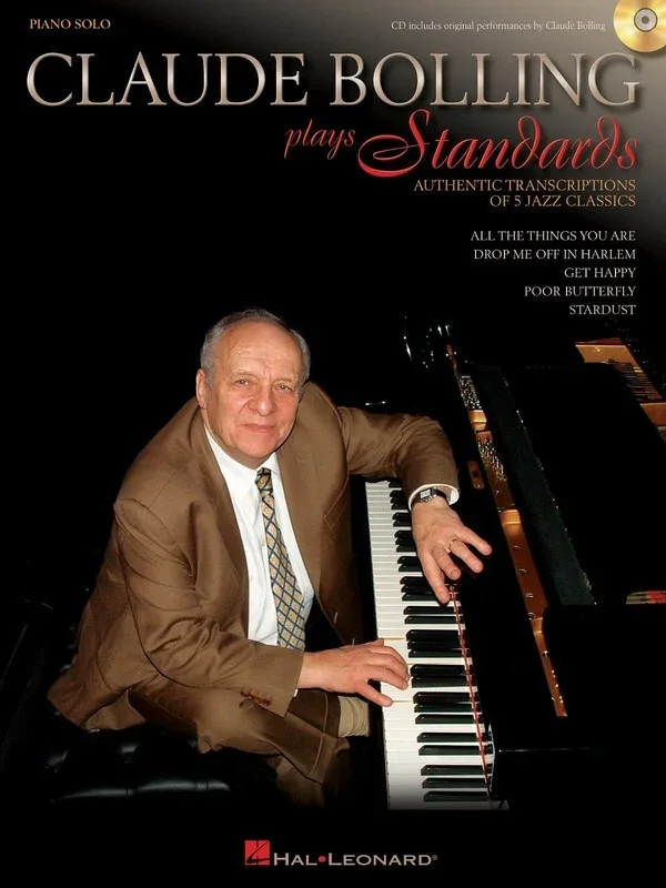 Claude Bolling Plays Standards Transcriptions Book (Softcover Book/CD)