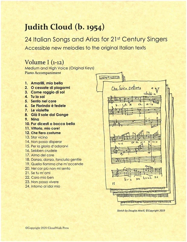 Cloud: 24 Italian Songs and Arias