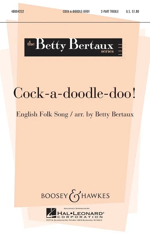 Cock-A-Doodle-Do 2Pt Treble Book