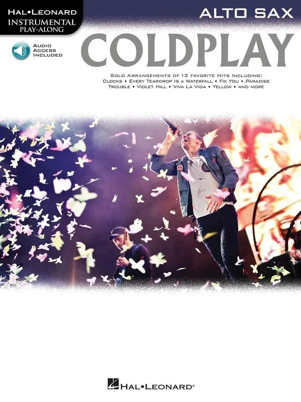 Coldplay Playalong For Alto Sax Book/Online Audio (Softcover Book/Online Audio)