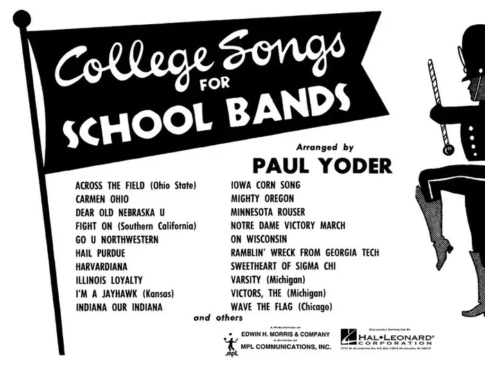 College Songs For School Bands Bass Clarinet (Part)