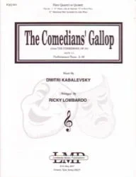 Comedian’s Galop – Flute Quartet or Quintet
