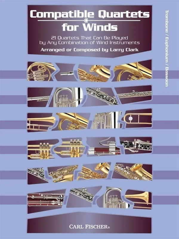 Compatible Quartets For Winds Trombone/Eup/Bassoon (Softcover Book)