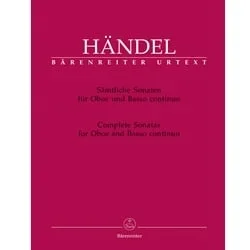 Complete Sonatas – Oboe and Basso continuo