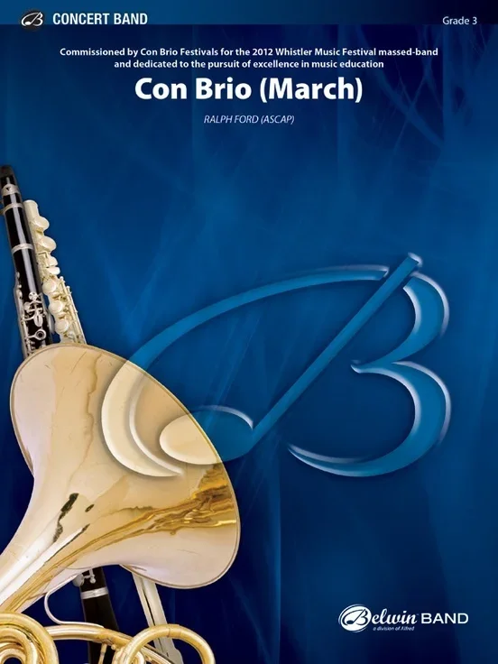 Con Bio March Concert Band Gr 3 Conductor Score