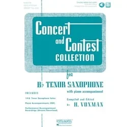 Concert and Contest Collection – Tenor Sax Part with Online Audio