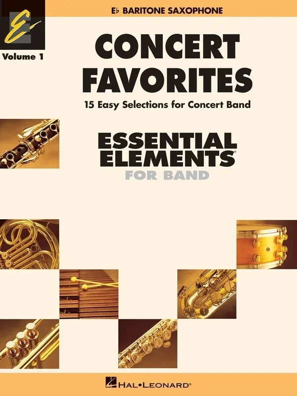 Concert Favorites Essential Elements V1 Baritone Sax (Softcover Book)