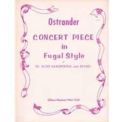 Concert Piece in Fugal Style – Alto Saxophone and Piano