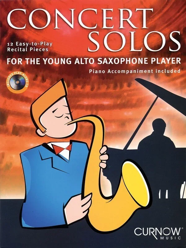 Concert Solos For The Young Alto Sax Softcover Book/CD