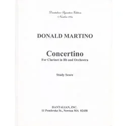 Concertino for Clarinet in Bb and Orchestra – Study Score