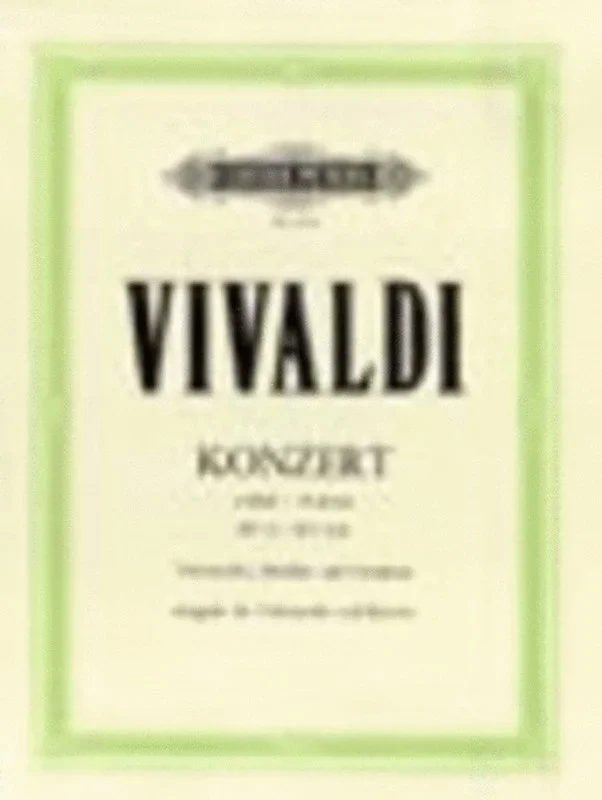 Concerto A Min Pv 35 Rv 418 Vc/Piano (Softcover Book)
