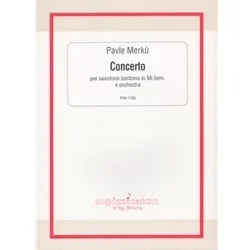 Concerto for Baritone Saxophone and Orchestra – Score