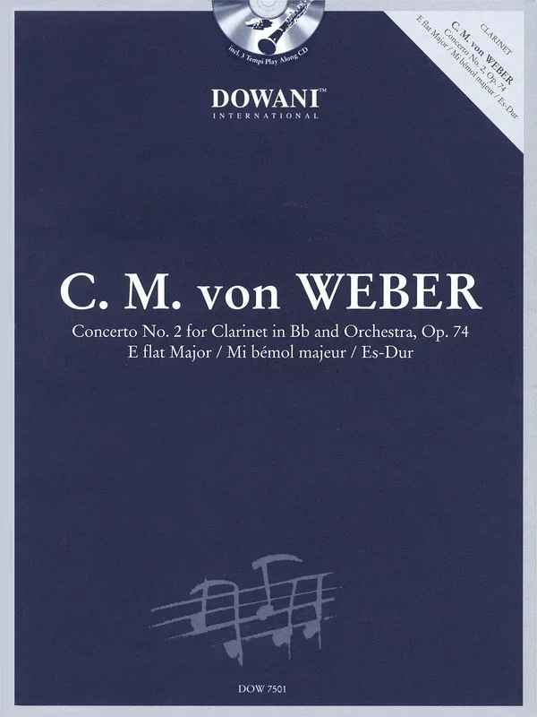 Concerto For Clarinet Op 74 Book/CD