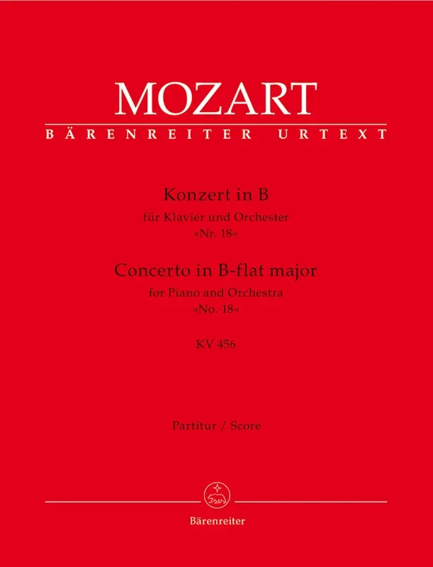 Concerto For Piano And Orchestra No. 18 In B-Flat Major K. 456