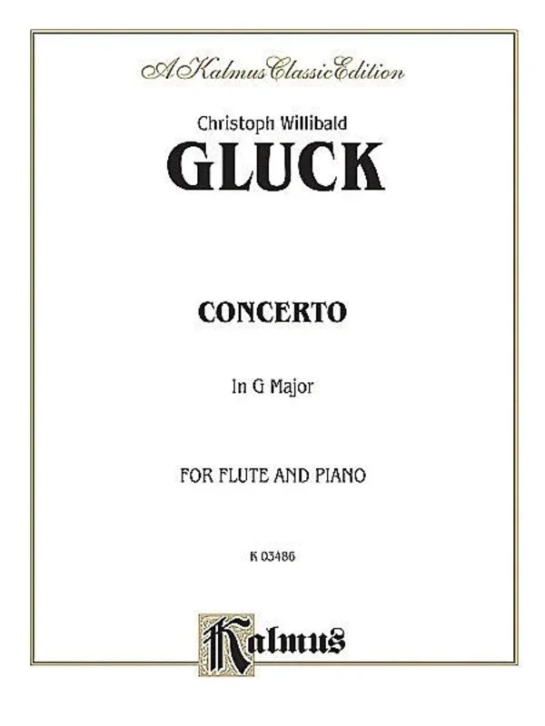 Concerto G Flute/Piano Book