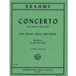 Concerto in A minor, Op. 102 “Double Concerto” – Viola Part