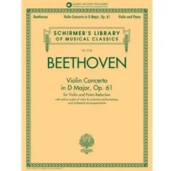 Concerto in D Major, Op. 61 (Book with Audio Access) – Violin and Piano