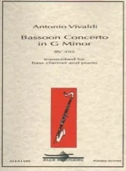 Concerto in G Minor, RV. 495 – Bass Clarinet and Piano