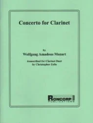 Concerto, K. 622 – Arranged for 2 Clarinets
