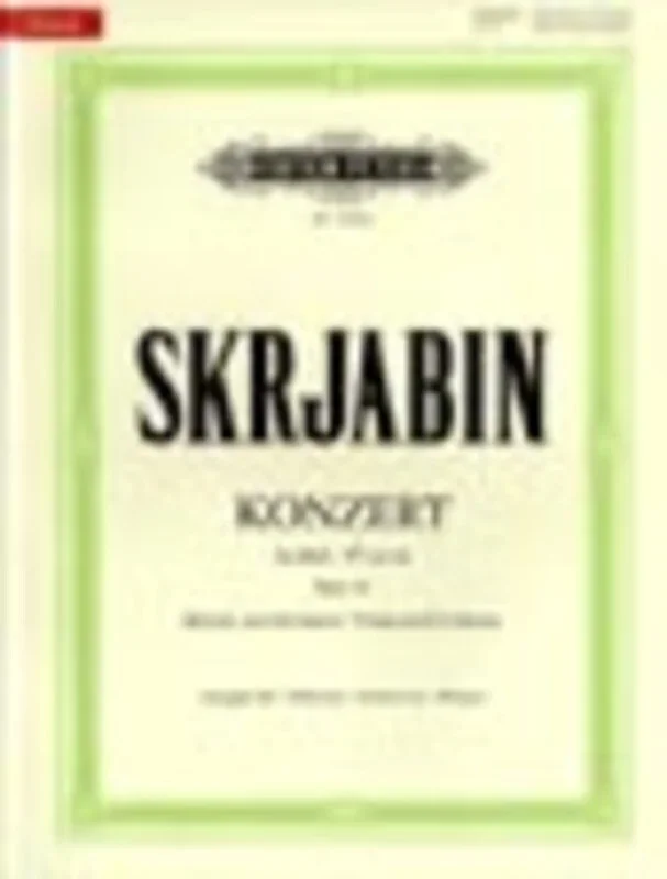 Concerto Op 20 F Sharp Min 2 Piano 4 Hand Urtext (Softcover Book)