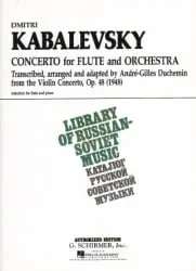 Concerto, Op. 48 – Flute and Piano