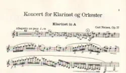 Concerto, Op. 57 (Clarinet Part Only) – Clarinet and Orchestra