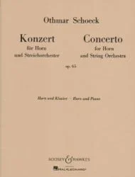 Concerto, Op. 65 – Horn and Piano