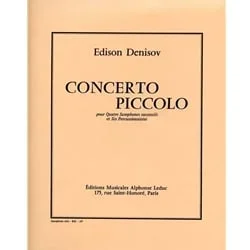 Concerto Piccolo – Saxophone Solo Part Only