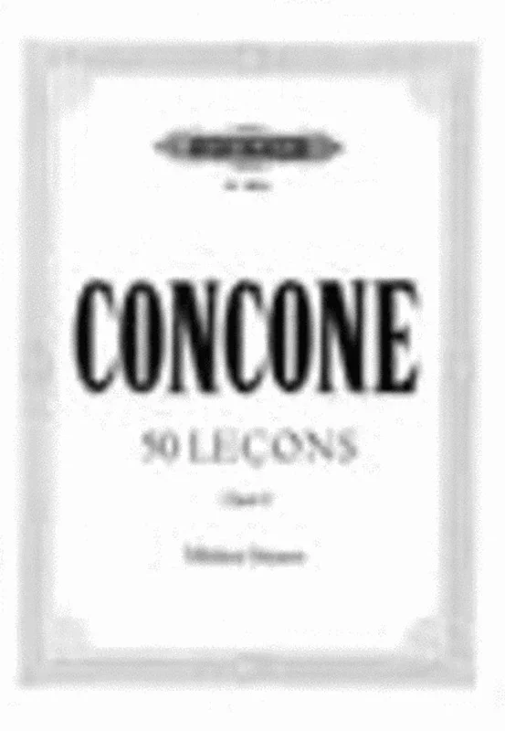 Concone – 50 Lessons Op 9 Medium Voice (Softcover Book)