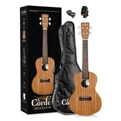Cordoba UP100 All-Mahogany Concert Ukulele Pack