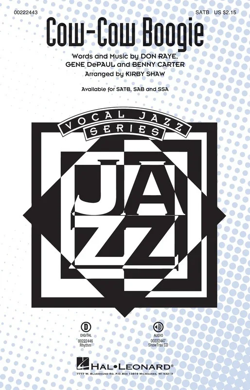 Cow-Cow Boogie ShowTrax CD (CD Only)
