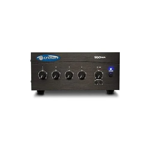 Crown Audio 160MA 4 x 1 60W Commercial Mixer/Amplifier