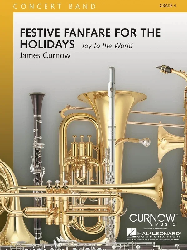 Curnow Concert Band – Festive Fanfare For The Holidays 4 (Music Score/Parts)