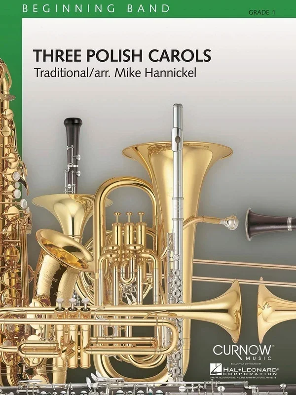 Curnow Concert Band – Three Polish Carols 1 Score Only (Music Score)