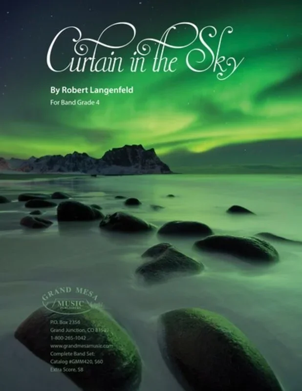 Curtain In The Sky Concert Band 4 Score/Parts