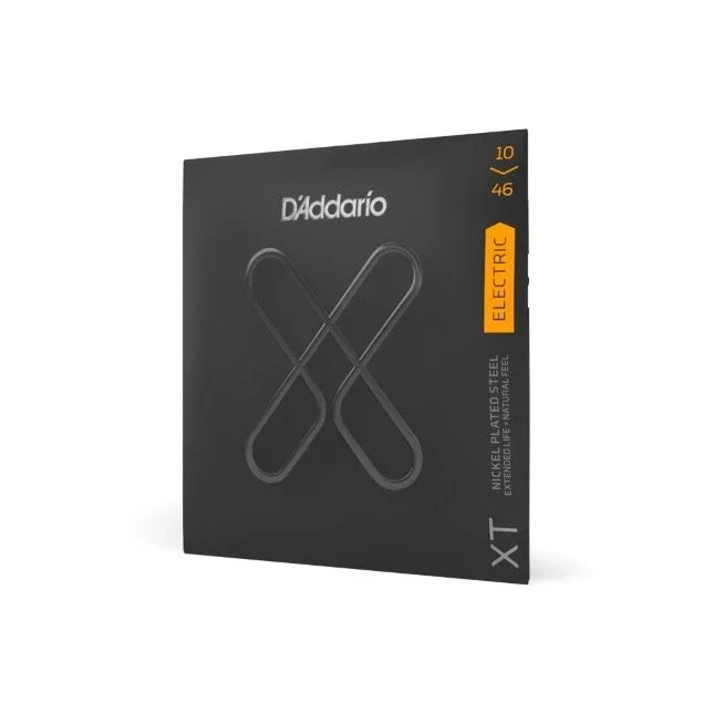 D’Addario 10-46 Regular Light, XT Nickel Coated Electric Guitar Strings