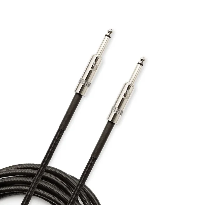 D’Addario 20 Ft Custom Series Braided Instrument Cable Black