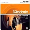 D’Addario EJ10 80/20 Bronze Extra Light Acoustic Guitar Strings Standard