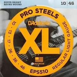 D’Addario EPS510 ProSteels Light Electric Guitar Strings